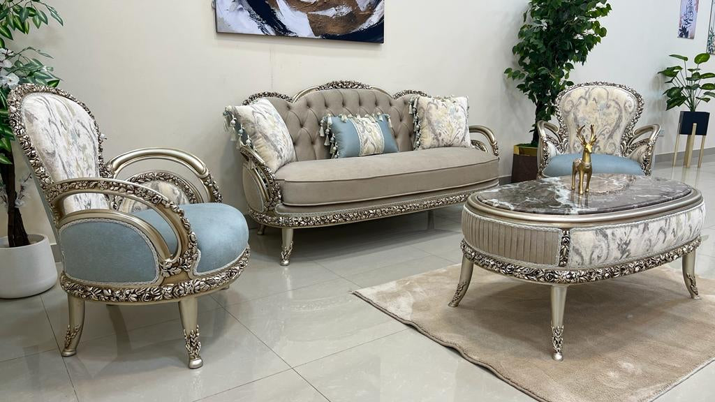 "Versace" Living Room Set